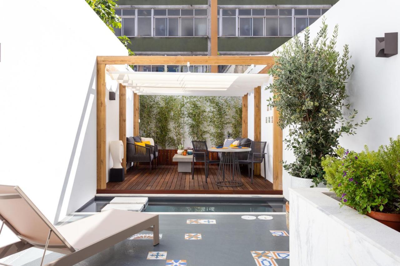 ליסבון Stupendo- Two Rooms, Patio With Refreshing Pond-Center-Air Conditioning-Free Park מראה חיצוני תמונה